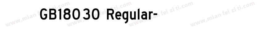 交通专用字体 GB18030 Regular字体转换